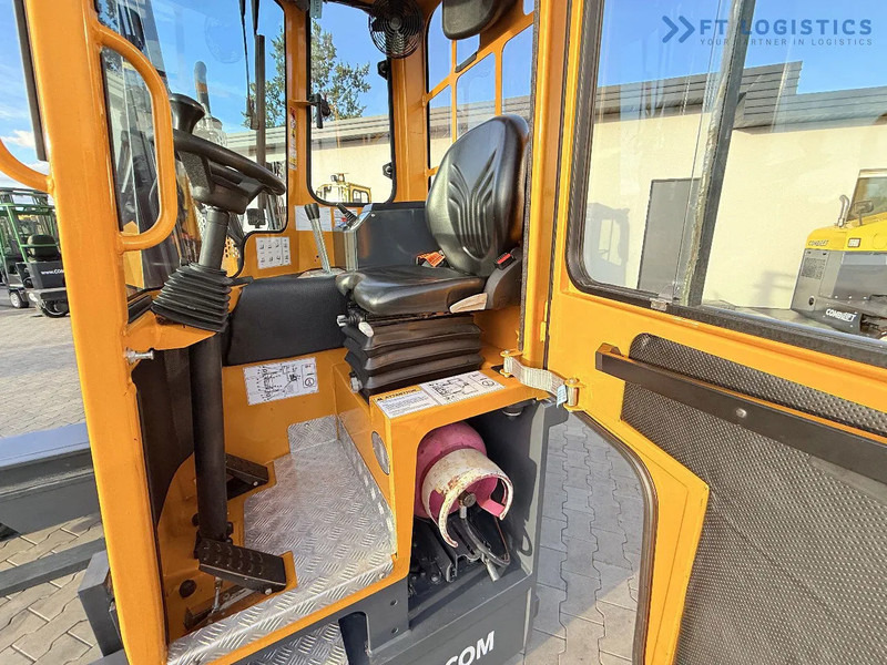 4-way reach truck Combilift C3000 / GAS / DUPLEX 4500MM / ONLY 3096 HOURS / FORK SIDE SHIFT / FULL CABIN / EXCELLENT CONDITION / Wide range of four-way and: picture 11