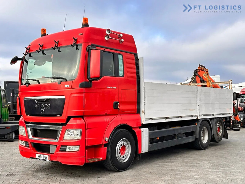 MAN TGX 26.480 Ciężarówka burtowa MAN TGX 26.480 6X2 / PALFINGER PK9002-EH B Crane / 80% Michelin Tire Dodać do ulubionych - Crane truck: picture 4 MAN TGX 26.480 Ciężarówka burtowa MAN TGX 26.480 6X2 / PALFINGER PK9002-EH B Crane / 80% Michelin Tire Dodać do ulubionych - Crane truck: picture 4