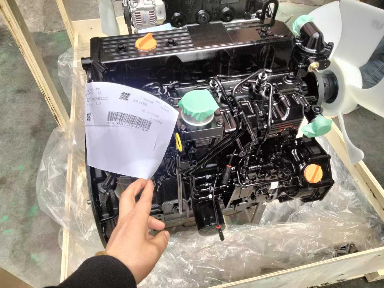 YANMAR 4TNE98 - Engine for Excavator: picture 5 YANMAR 4TNE98 - Engine for Excavator: picture 5
