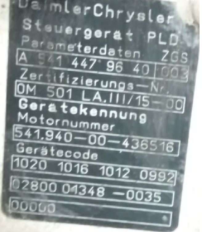 Mercedes-Benz OM 501 LA.III/15-00 Mercedes-Benz ACTROS - Engine for Truck: picture 2 Mercedes-Benz OM 501 LA.III/15-00 Mercedes-Benz ACTROS - Engine for Truck: picture 2