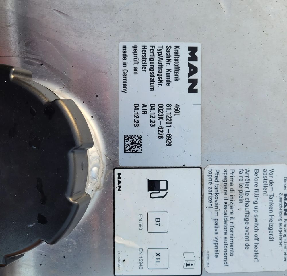 ZBIORNIK PALIWA MAN TGX TGS 460L 81.12201-6929 CHWALIM116 - Fuel tank for Truck: picture 4 ZBIORNIK PALIWA MAN TGX TGS 460L 81.12201-6929 CHWALIM116 - Fuel tank for Truck: picture 4