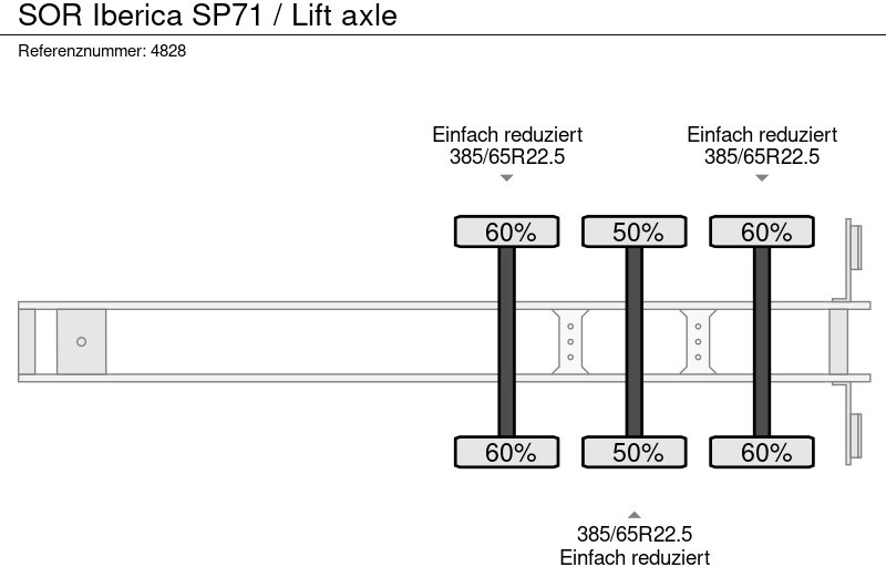 Refrigerator semi-trailer Sor Iberica SP71 / Lift axle: picture 7