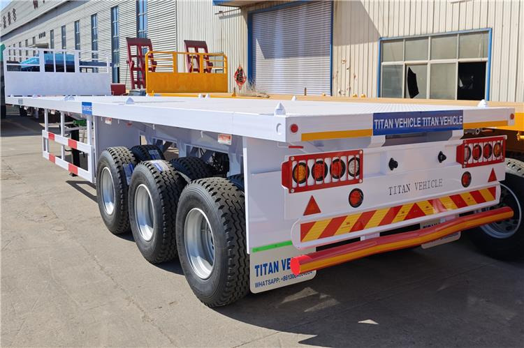 TITAN 13m Semi Truck Flatbed Trailer For Sale In Nigeria - Chassis semi-trailer: picture 4 TITAN 13m Semi Truck Flatbed Trailer For Sale In Nigeria - Chassis semi-trailer: picture 4