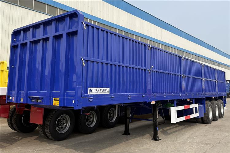 TITAN 1800mm High Side Wall Trailer with 80 Ton Capacity In Congo - Dropside/ Flatbed semi-trailer: picture 3 TITAN 1800mm High Side Wall Trailer with 80 Ton Capacity In Congo - Dropside/ Flatbed semi-trailer: picture 3