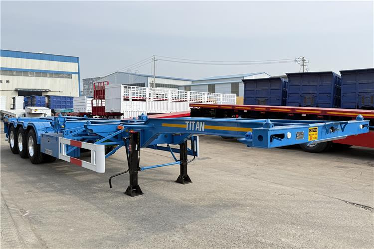 TITAN 3 Axle 40 foot Container Trailer for Sale In Senegal - Chassis semi-trailer: picture 2 TITAN 3 Axle 40 foot Container Trailer for Sale In Senegal - Chassis semi-trailer: picture 2