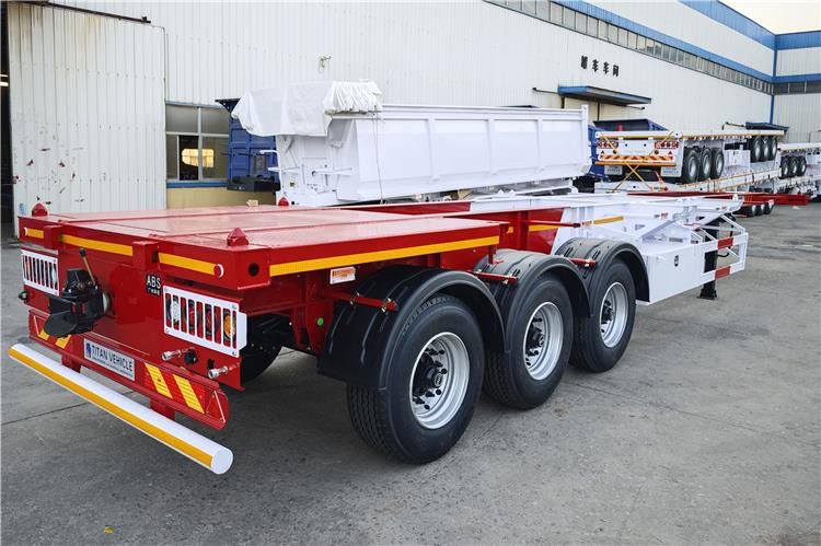 TITAN 3 Axle 40ft Container Chassis Trailer for Sale In Guam - Chassis semi-trailer: picture 5 TITAN 3 Axle 40ft Container Chassis Trailer for Sale In Guam - Chassis semi-trailer: picture 5