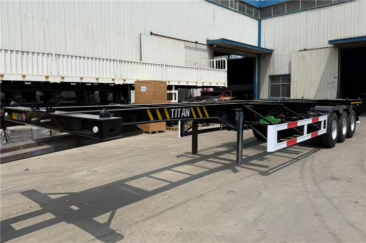 TITAN 3 Axle Skeletal Semi Trailer Price for Sale Near Me In Jamaica - Chassis semi-trailer: picture 2 TITAN 3 Axle Skeletal Semi Trailer Price for Sale Near Me In Jamaica - Chassis semi-trailer: picture 2