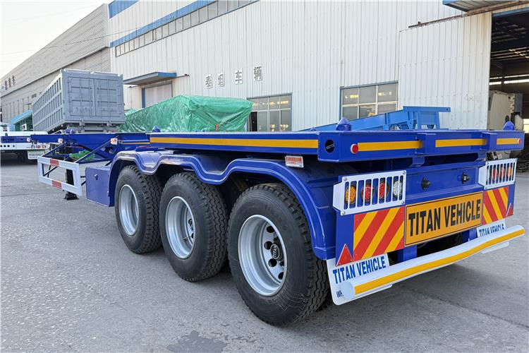TITAN Sales Promotion 40 feet Container Trailer for Sale In Mexico - Chassis semi-trailer: picture 3 TITAN Sales Promotion 40 feet Container Trailer for Sale In Mexico - Chassis semi-trailer: picture 3