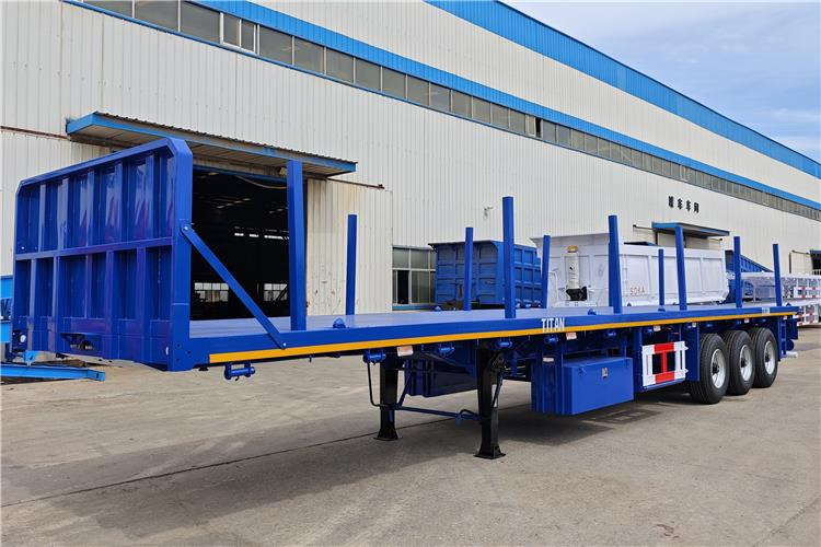 TITAN Tri Axle 40 foot Semi Truck Flatbed Trailer In Sierra Leone - Chassis semi-trailer: picture 1 TITAN Tri Axle 40 foot Semi Truck Flatbed Trailer In Sierra Leone - Chassis semi-trailer: picture 1