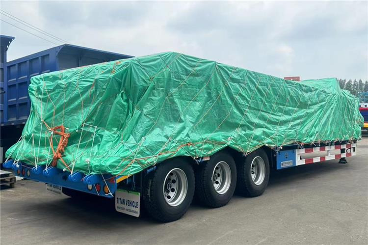 TITAN Tri Axle 80 Ton Low Loader Semi Trailer for Sale In Benin - Low loader semi-trailer: picture 5 TITAN Tri Axle 80 Ton Low Loader Semi Trailer for Sale In Benin - Low loader semi-trailer: picture 5