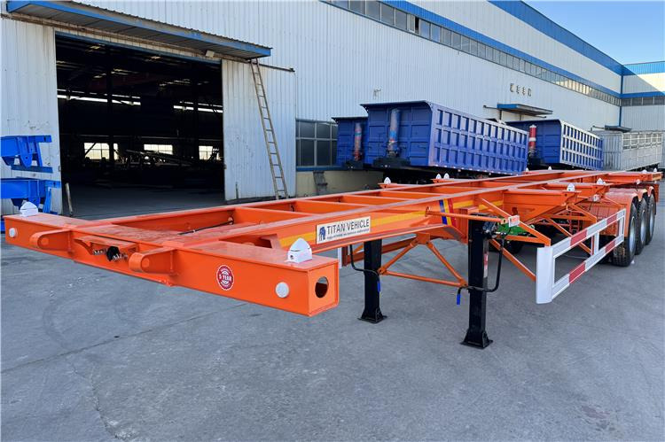 TITAN Tri Axle Skeletal Trailer for Sale In Uganda - Chassis semi-trailer: picture 2 TITAN Tri Axle Skeletal Trailer for Sale In Uganda - Chassis semi-trailer: picture 2