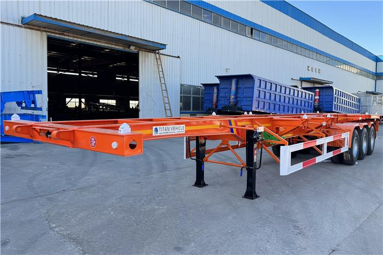 TITAN Tri Axle Skeletal Trailer for Sale In Uganda - Chassis semi-trailer: picture 3 TITAN Tri Axle Skeletal Trailer for Sale In Uganda - Chassis semi-trailer: picture 3