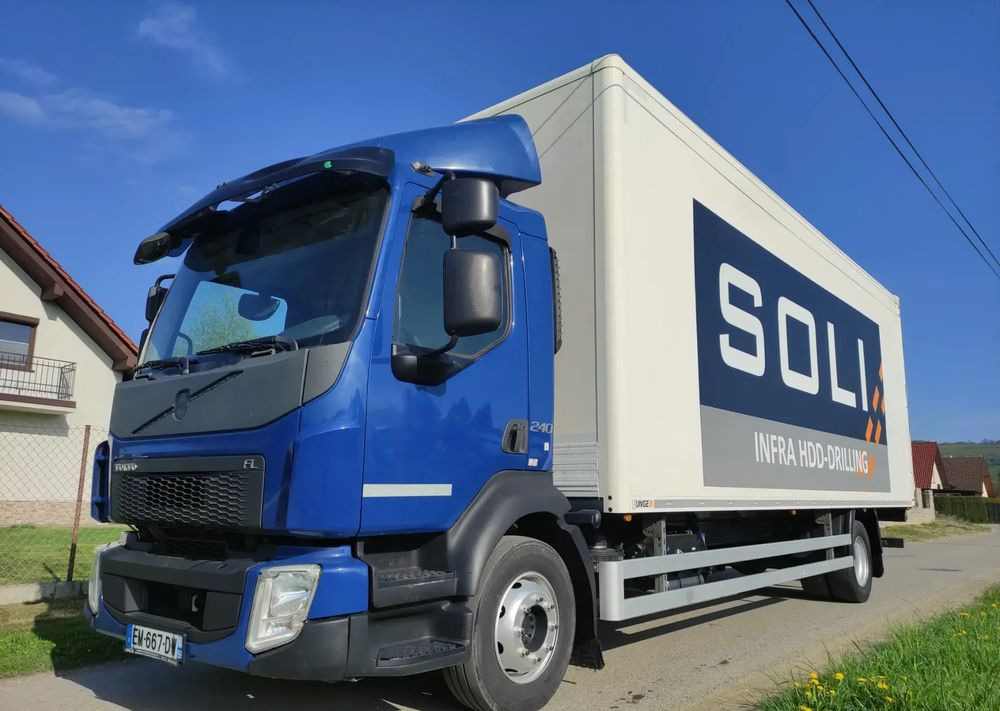 Volvo FL 12.240 klima blokada kontener 18 pal kurierka - Box truck: picture 1 Volvo FL 12.240 klima blokada kontener 18 pal kurierka - Box truck: picture 1