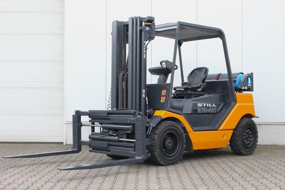 LPG forklift STILL R70-40T Gas  Triplex 4t Klammergabel: picture 6