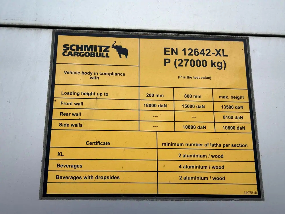 Schimtz Cargobull SCB*S3T*Tautliner - Curtainsider semi-trailer: picture 5 Schimtz Cargobull SCB*S3T*Tautliner - Curtainsider semi-trailer: picture 5