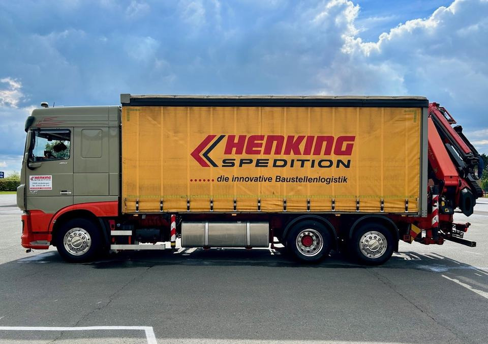 DAF DAF XF 460 FAN + PALFINGER + 16mtr + Lenkachse + EURO 6 - Curtainsider truck, Crane truck: picture 3 DAF DAF XF 460 FAN + PALFINGER + 16mtr + Lenkachse + EURO 6 - Curtainsider truck, Crane truck: picture 3