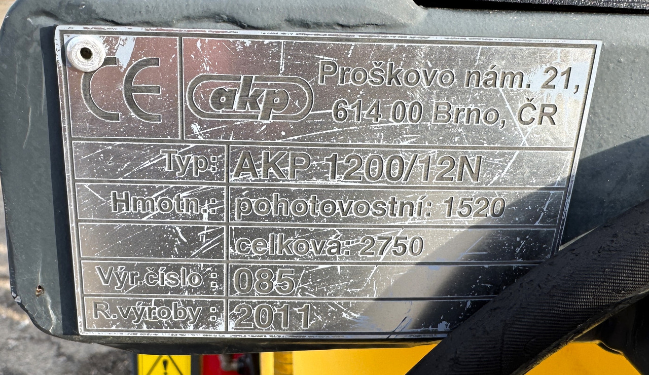 Tractor mounted sprayer AKP 1200 - 2011 ROK - 12 M: picture 8 Tractor mounted sprayer AKP 1200 - 2011 ROK - 12 M: picture 8