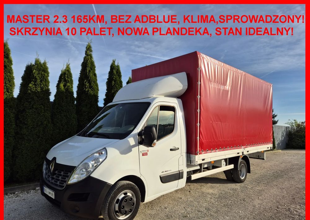Renault Master 2.3 165KM Bez Adblue Skrzyniowy - Curtain side van: picture 2 Renault Master 2.3 165KM Bez Adblue Skrzyniowy - Curtain side van: picture 2