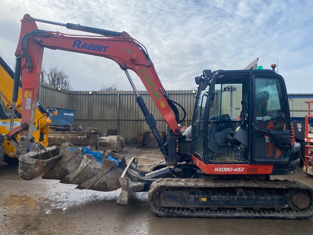 Kubota KX 080-4  - Mini excavator: picture 1 Kubota KX 080-4  - Mini excavator: picture 1
