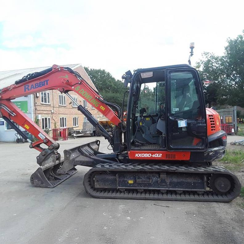 Kubota KX080-4a2 - Mini excavator: picture 1 Kubota KX080-4a2 - Mini excavator: picture 1