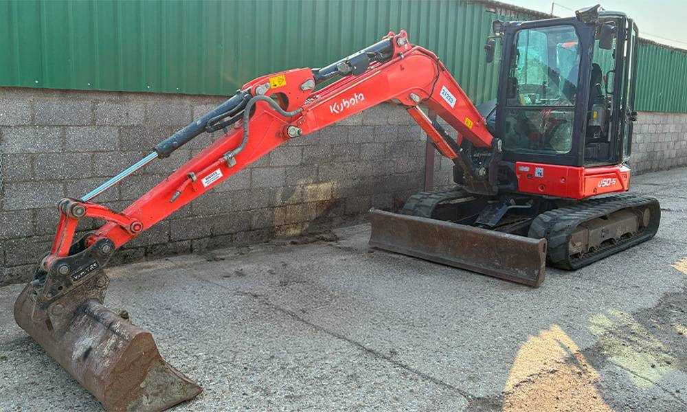 Kubota U 50-5 - Mini excavator: picture 1 Kubota U 50-5 - Mini excavator: picture 1