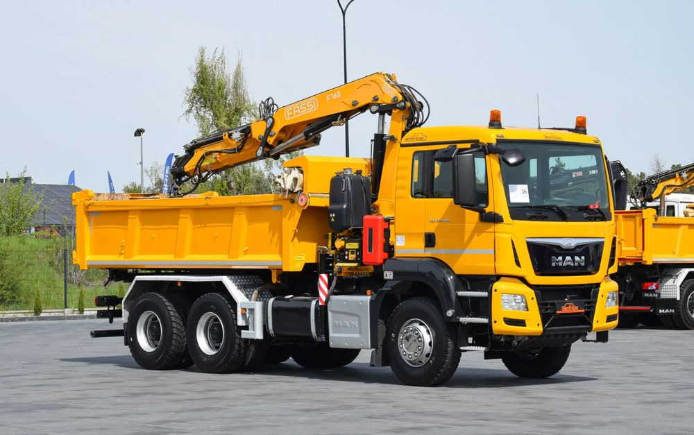 MAN TGS 26.400 / 6x4 / EURO 6 / UDT / HDS FASSI 165 / WYSUW x3 / ROTATOR / CHWYTAK / STEROWANIE RADIOWE / WZMOCNIONA RAMA / WYWROTKA / HYDROBURTA / AUTOMAT / 2017 / NOWE OPONY - 100% / NISKI PRZEBIEG - Tipper: picture 3 MAN TGS 26.400 / 6x4 / EURO 6 / UDT / HDS FASSI 165 / WYSUW x3 / ROTATOR / CHWYTAK / STEROWANIE RADIOWE / WZMOCNIONA RAMA / WYWROTKA / HYDROBURTA / AUTOMAT / 2017 / NOWE OPONY - 100% / NISKI PRZEBIEG - Tipper: picture 3