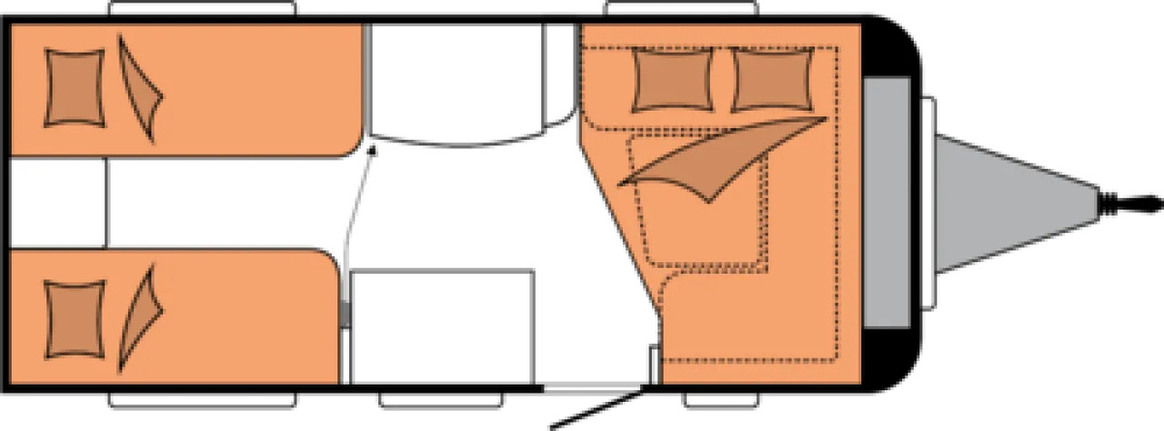 Wohnwagen Hobby De Luxe 460 LU - Caravan: picture 3 Wohnwagen Hobby De Luxe 460 LU - Caravan: picture 3