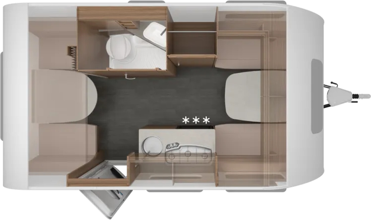 Wohnwagen Knaus Sport 400 LK - Caravan: picture 2 Wohnwagen Knaus Sport 400 LK - Caravan: picture 2