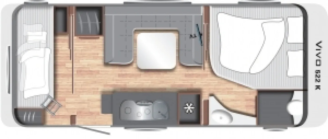 Wohnwagen LMC Vivo 522 K - Caravan: picture 2 Wohnwagen LMC Vivo 522 K - Caravan: picture 2