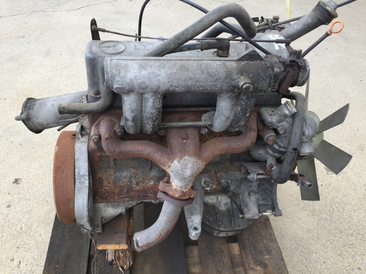 Gebrauchter Motor MB 207 D, Motor Typ OM 601, Artikel - Nr. : A 9999 9999 99 - Engine for Truck: picture 4 Gebrauchter Motor MB 207 D, Motor Typ OM 601, Artikel - Nr. : A 9999 9999 99 - Engine for Truck: picture 4