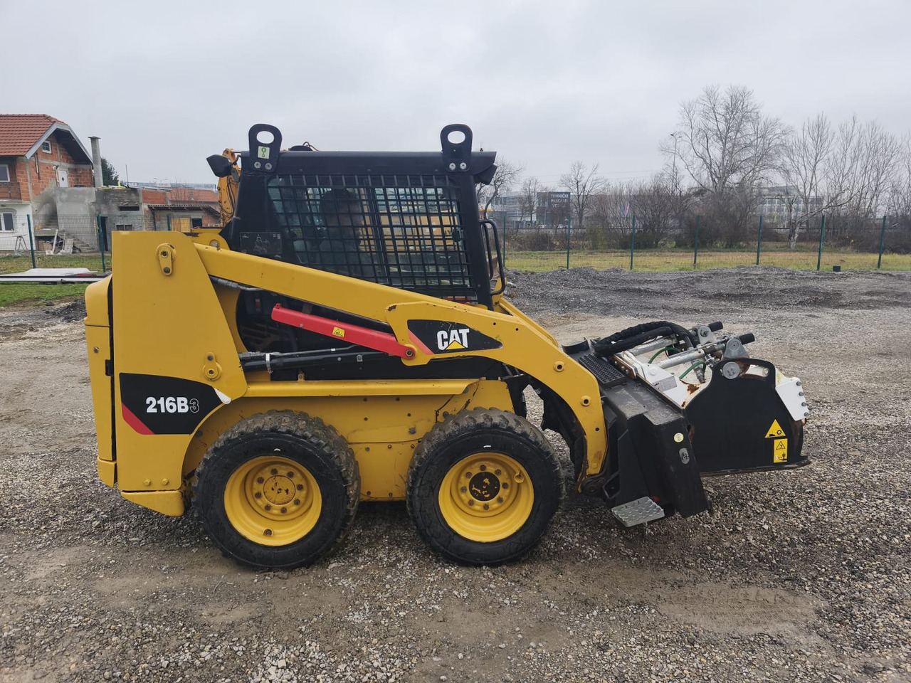 Loader CAT 216, freza, mogučnost najma: picture 7