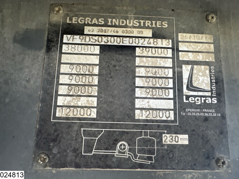 Walking floor semi-trailer Legras Walking floor 95 M3: picture 9