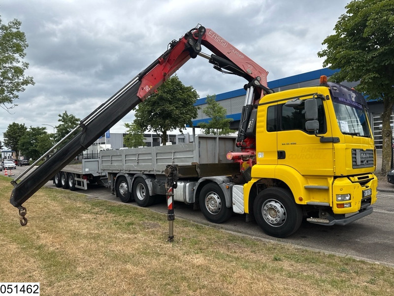 MAN TGA 35 400 8x2, Handgeschakeld, Fassi, Remote, Combi - Dropside/ Flatbed truck, Crane truck: picture 3 MAN TGA 35 400 8x2, Handgeschakeld, Fassi, Remote, Combi - Dropside/ Flatbed truck, Crane truck: picture 3