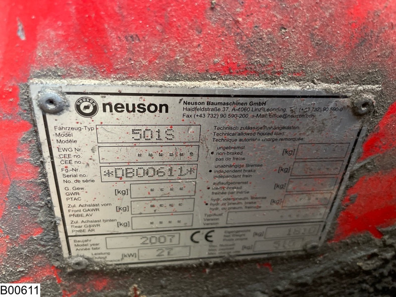 Neuson 501 S 510KG, 3.5M, 2417h - Wheel loader: picture 5 Neuson 501 S 510KG, 3.5M, 2417h - Wheel loader: picture 5