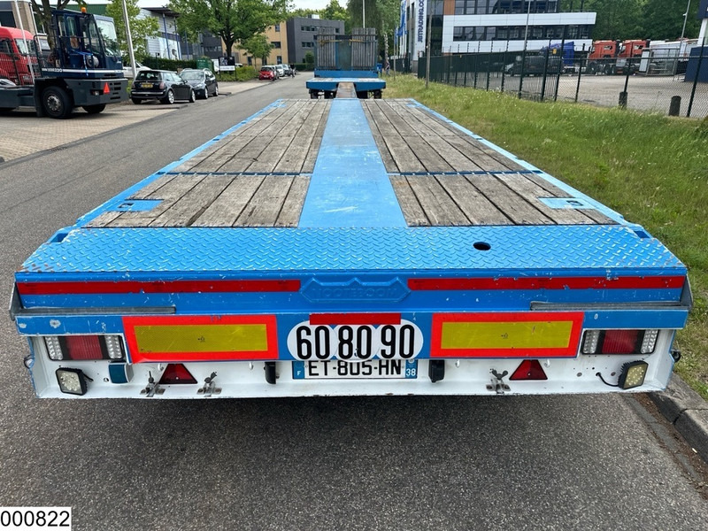 Dropside/ Flatbed semi-trailer Nooteboom open laadbak 48.000 KG, 19,9 mtr, Steering axle: picture 8