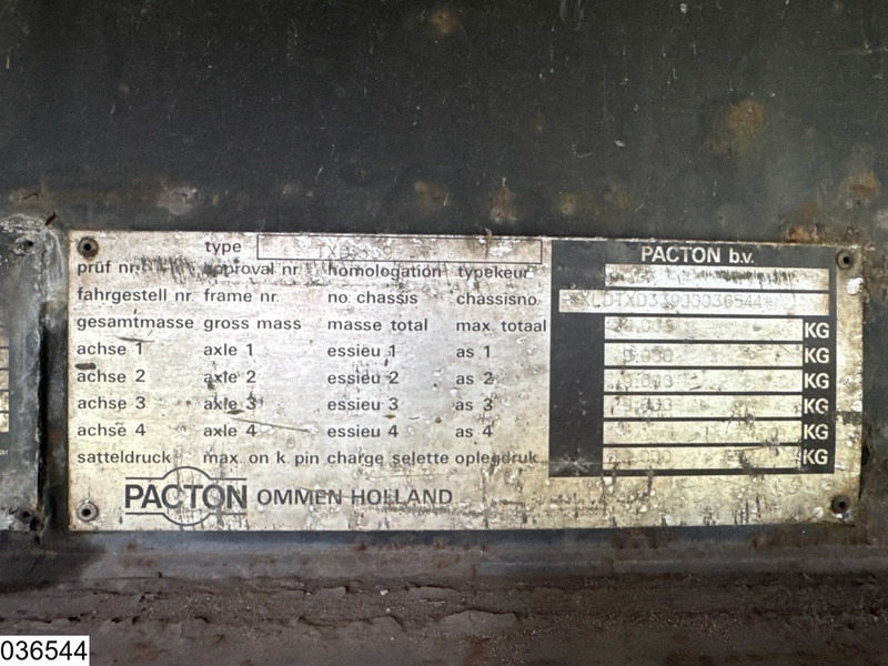 Pacton open laadbak - Dropside/ Flatbed semi-trailer: picture 4 Pacton open laadbak - Dropside/ Flatbed semi-trailer: picture 4