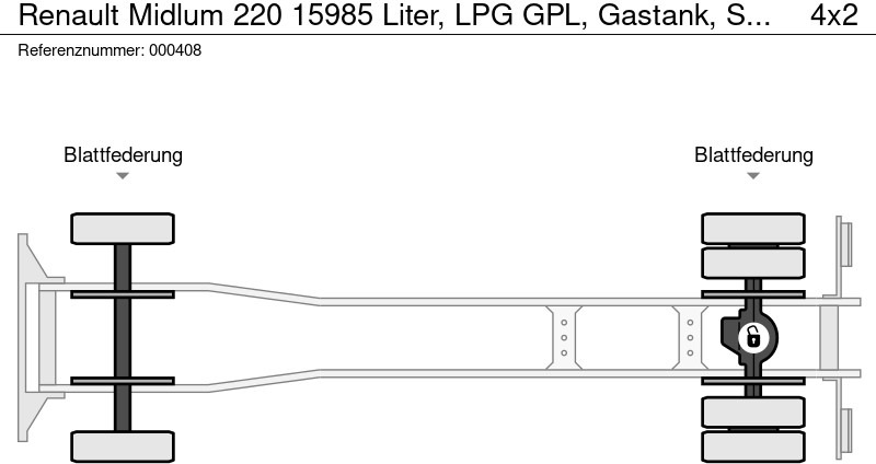 Renault Midlum 220 15985 Liter, LPG GPL, Gastank, Steel suspension leasing Renault Midlum 220 15985 Liter, LPG GPL, Gastank, Steel suspension: picture 15