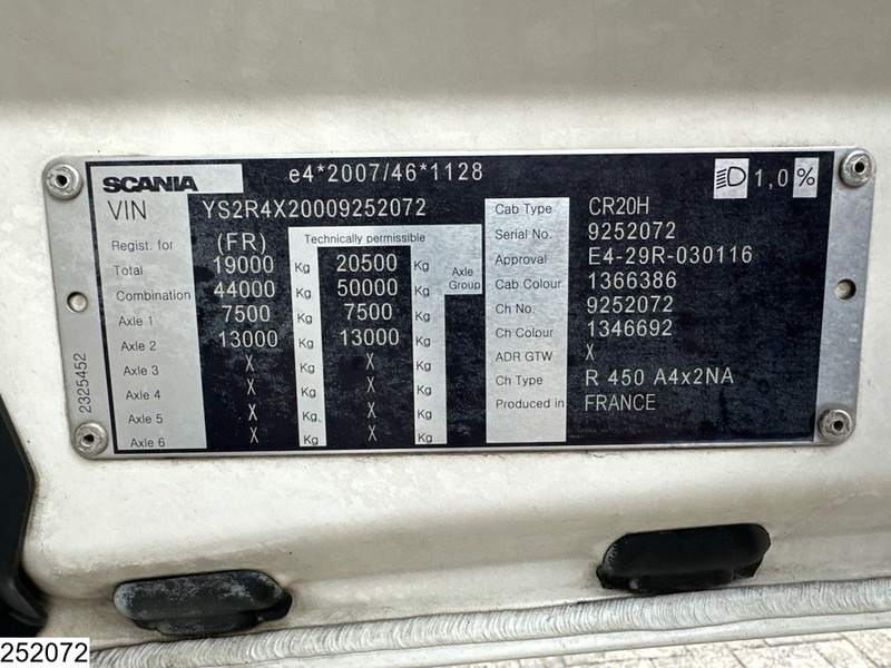 Tractor unit Scania R 450 EURO 6, Retarder, Standairco: picture 7