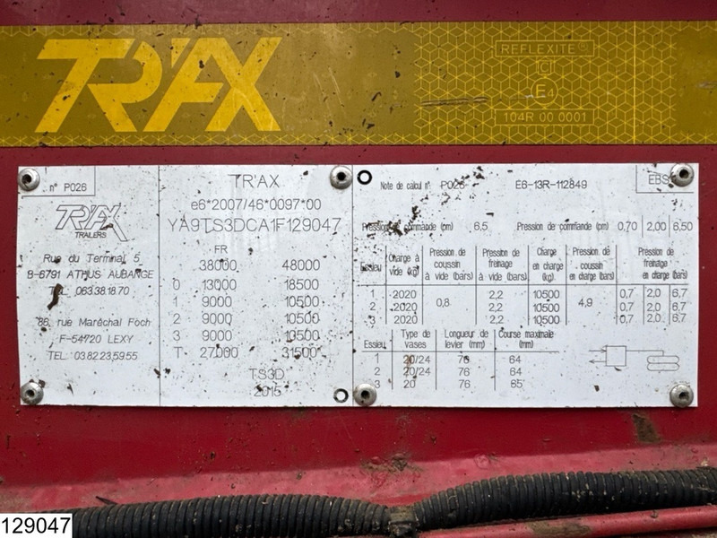 Trax open laadbak Timber transport, Kesla 2014 - Log semi-trailer: picture 4 Trax open laadbak Timber transport, Kesla 2014 - Log semi-trailer: picture 4
