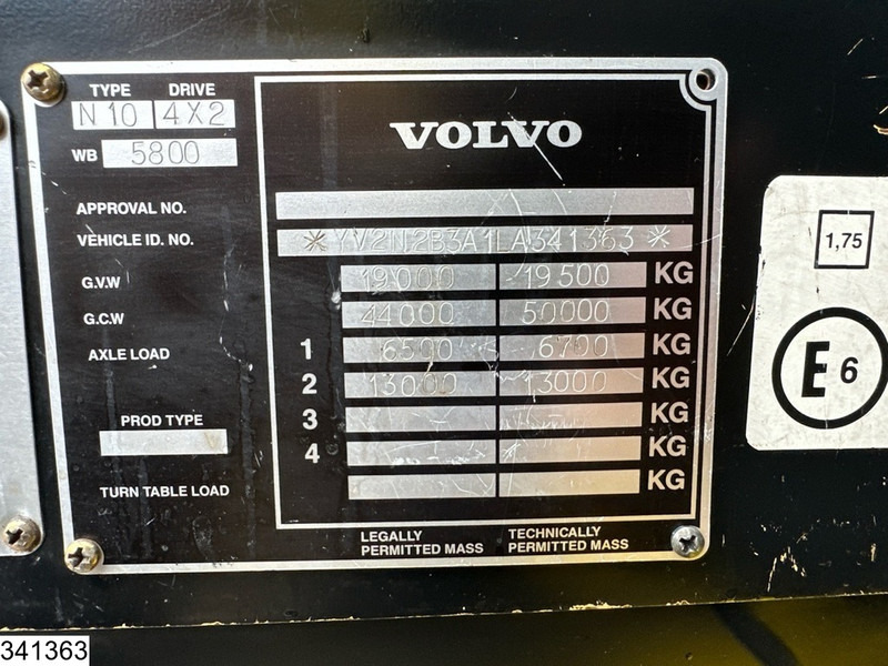 Volvo N 10 Wrecker, Steel suspension leasing Volvo N 10 Wrecker, Steel suspension: picture 7