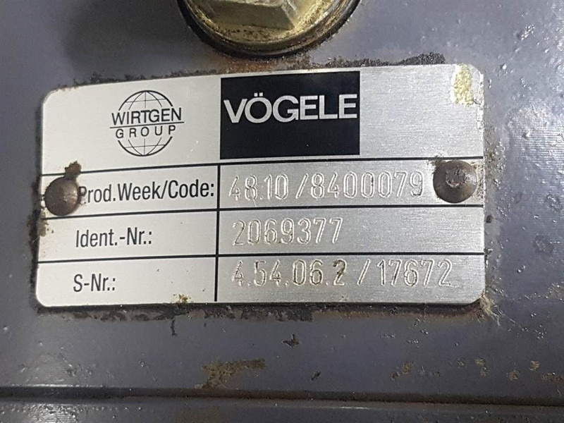 Vögele -Wirtgen 2069377-Reductor/Gearbox/Getriebe - Hydraulics for Construction machinery: picture 5 Vögele -Wirtgen 2069377-Reductor/Gearbox/Getriebe - Hydraulics for Construction machinery: picture 5