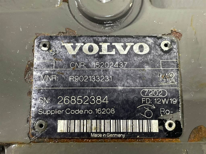 Volvo L50G-15202437-Drive pump/Fahrpumpe/Rijpomp - Hydraulics for Construction machinery: picture 5 Volvo L50G-15202437-Drive pump/Fahrpumpe/Rijpomp - Hydraulics for Construction machinery: picture 5