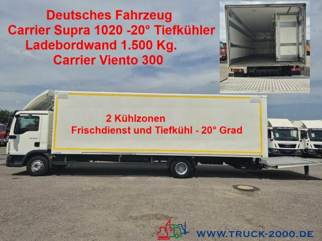 MAN TGL 12.220 Kühlkoffer Carrier -20°C 2-Kammern - Refrigerator truck: picture 1 MAN TGL 12.220 Kühlkoffer Carrier -20°C 2-Kammern - Refrigerator truck: picture 1