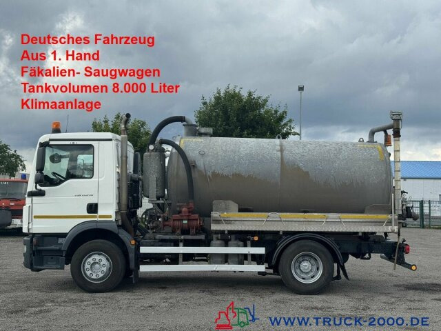 MAN TGM 15.250 Fäkalien- Saugwagen 8.000 Liter Klima - Vacuum truck: picture 1 MAN TGM 15.250 Fäkalien- Saugwagen 8.000 Liter Klima - Vacuum truck: picture 1