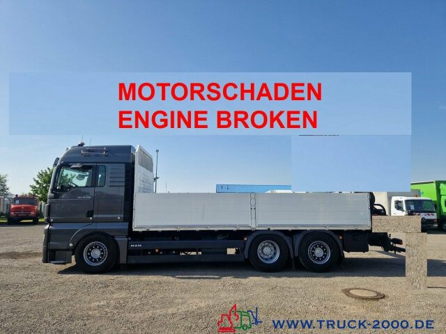 MAN TGX 26.500 Motorschaden / Engine broken - Dropside/ Flatbed truck, Crane truck: picture 1 MAN TGX 26.500 Motorschaden / Engine broken - Dropside/ Flatbed truck, Crane truck: picture 1