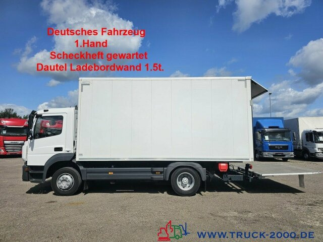 Mercedes-Benz Atego 1221 Koffer Ladebordwand 1.5t. seitl. Tür - Box truck: picture 1 Mercedes-Benz Atego 1221 Koffer Ladebordwand 1.5t. seitl. Tür - Box truck: picture 1