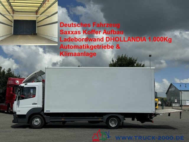 Mercedes-Benz Atego 818 Koffer LBW DHOLLANDIA 1.000kg 3 Sitze - Box van: picture 1 Mercedes-Benz Atego 818 Koffer LBW DHOLLANDIA 1.000kg 3 Sitze - Box van: picture 1