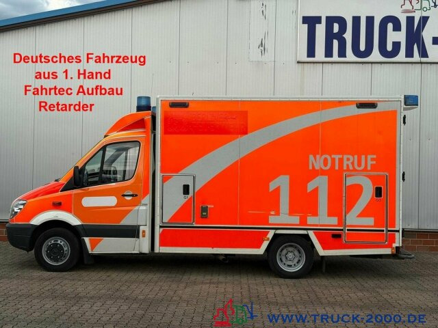 Ambulance Mercedes-Benz Sprinter 516 Fahrtec RTW Luftfederung Retarder: picture 1