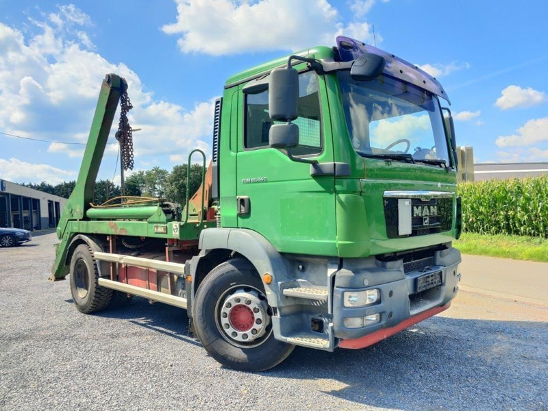 MAN TGM 18.340 Euro5 Afzetsysteem Hyvalift - Skip loader truck: picture 2 MAN TGM 18.340 Euro5 Afzetsysteem Hyvalift - Skip loader truck: picture 2