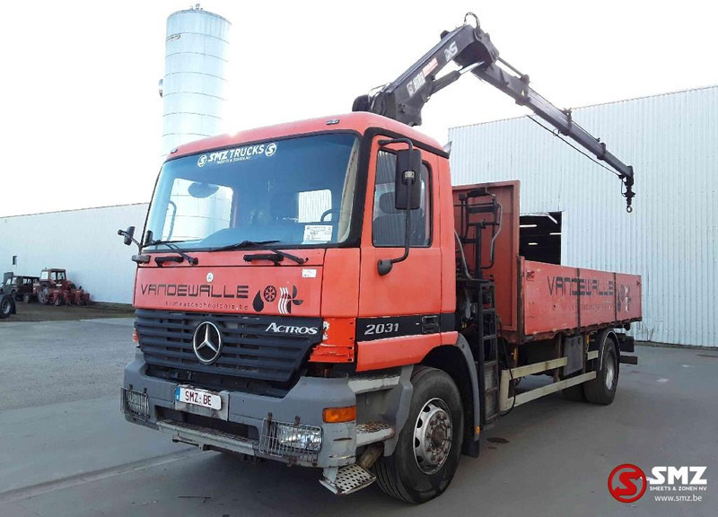 Mercedes-Benz Actros 2031 atlas 144b3 remote lames - Dropside/ Flatbed truck, Crane truck: picture 2 Mercedes-Benz Actros 2031 atlas 144b3 remote lames - Dropside/ Flatbed truck, Crane truck: picture 2